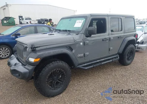 2019 Jeep Wrangler Unlimited Sport S 4X4 z USA, uszkodzony, nr VIN 1C4HJXDG4KW626425
